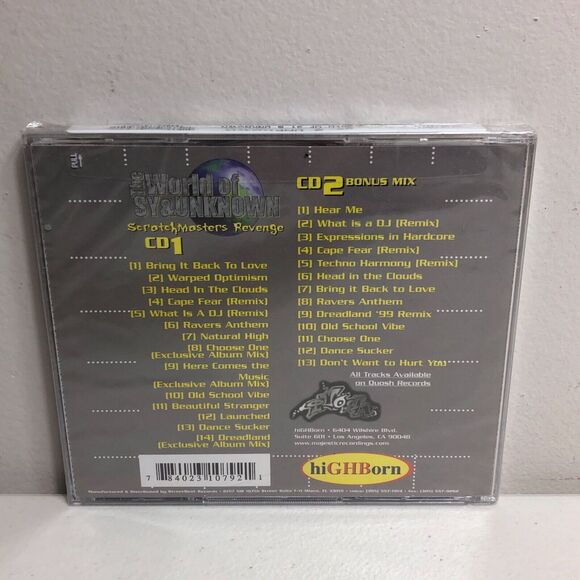 Vintage 2000 The World Of Sy & UNKNOWN Scratch Masters Revenge CD - Picture 2 of 9